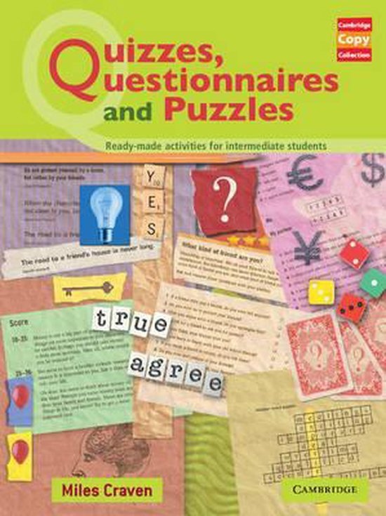 Quizzes, Questionnaires and Puzzles Cambridge University Press