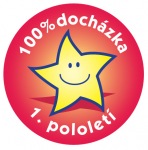 Placky 100% docházka - 1. pololetí The Stickers Factory