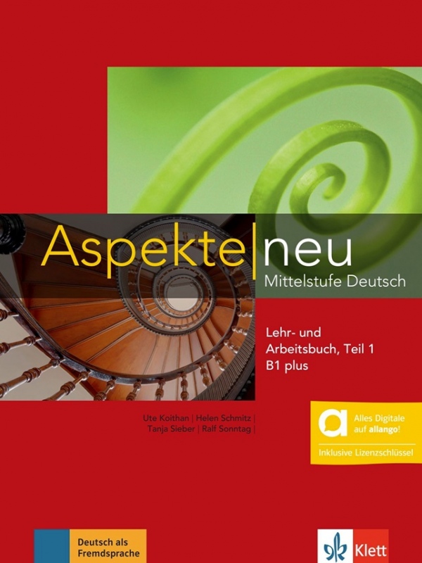 Aspekte neu B1+ in Teilbänden Lehr- und Arbeitsbuch Teil 1 mit Audio CD Klett nakladatelství