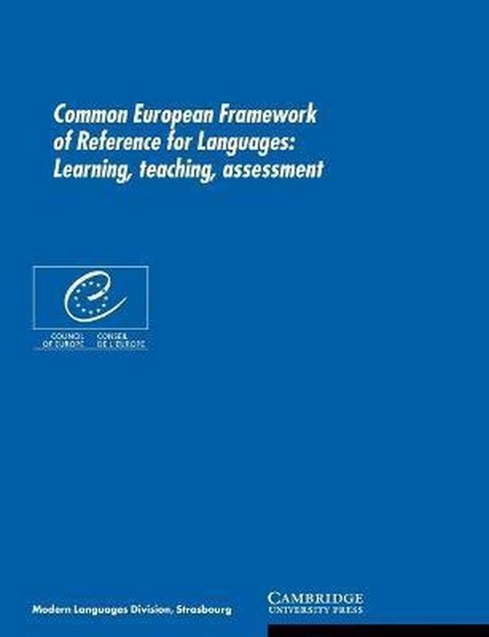 Common European Framework of Reference for Languages PB Cambridge University Press