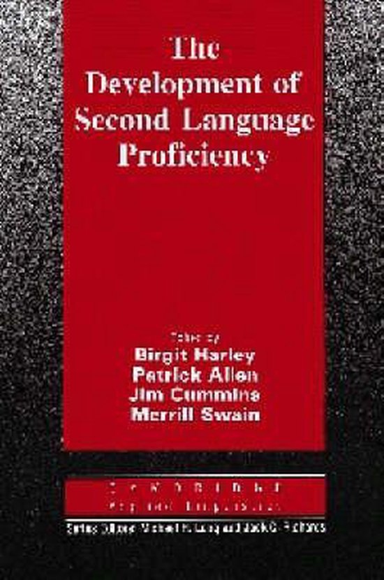 The Development of Second Language Proficiency. PB Cambridge University Press