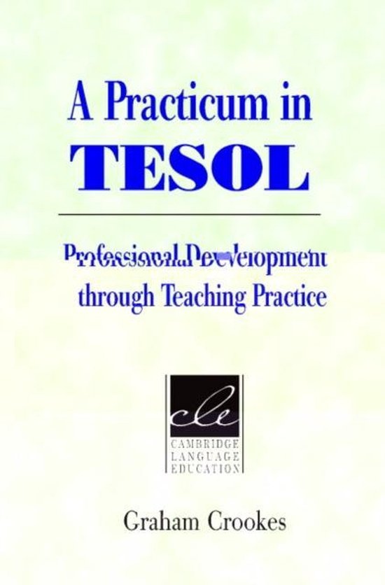 A Practicum in Tesol. PB Cambridge University Press