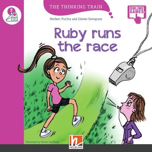 Thinking Train Level E Ruby runs the race Helbling Languages