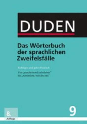 Duden Band 9 Richtiges und gutes Deutsch Neu Bibliographisches Institut GmbH