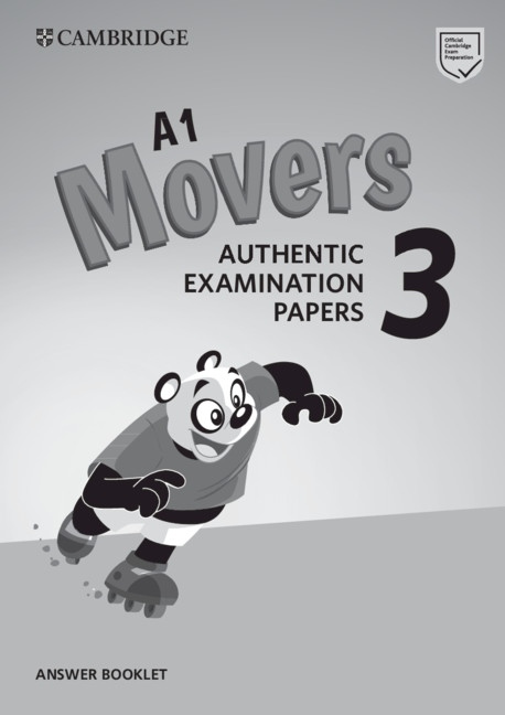 A1 Movers 3 Authentic Examination Papers Answer Booklet Cambridge University Press