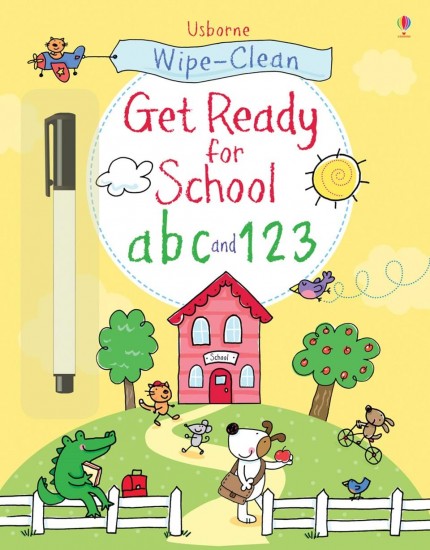 Wipe-Clean Get Ready for School ABC and 123 Usborne Publishing