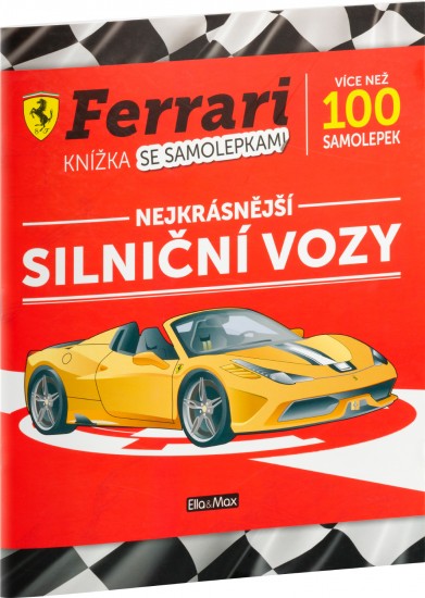 FERRARI, silniční vozy – Kniha samolepek Presco Group