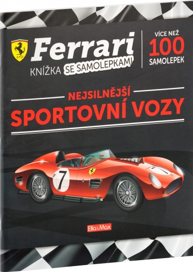 FERRARI, sportovní vozy – Kniha samolepek Presco Group