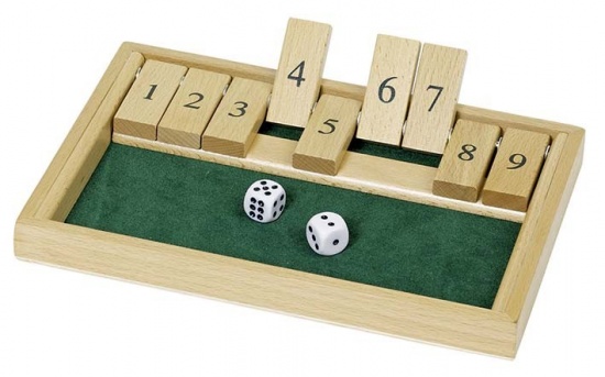 Cestovní hra - Shut the box II Montessori