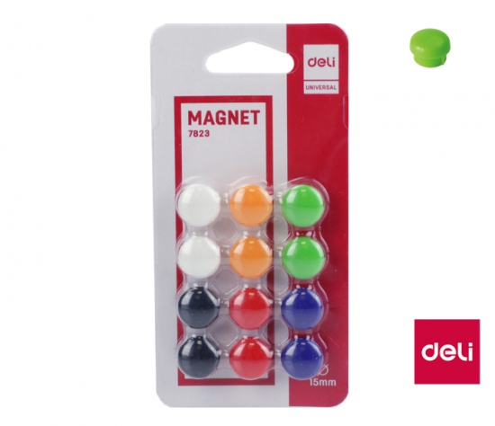 Magnet 15mm 12ks DELI E7823 DELI