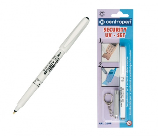 Popisovač CENTROPEN 2699 Security UV - set klíčový CENTROPEN, a.s.