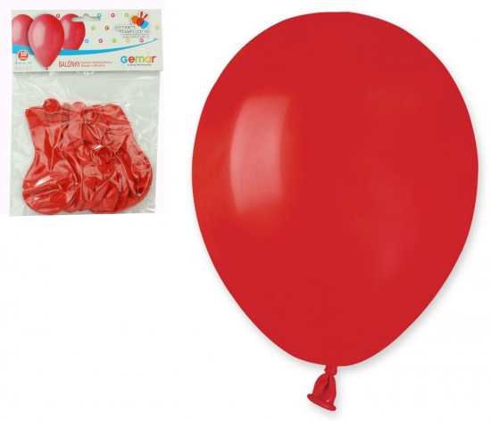 Balónky 10ks OBYČ. červené SMART BALLOONS s.r.o.