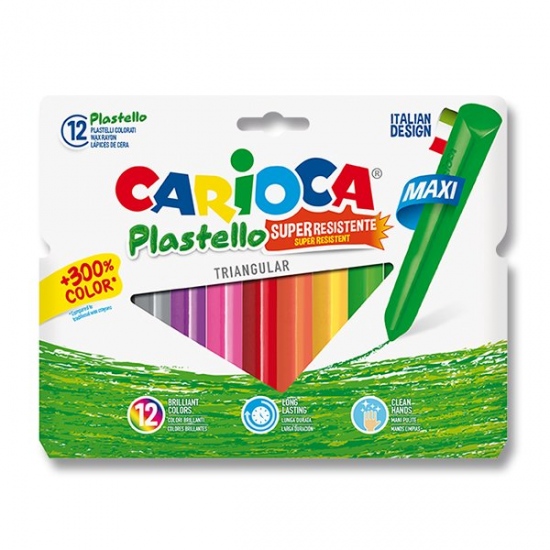 Pastely Plastello Maxi 12 barev Carioca