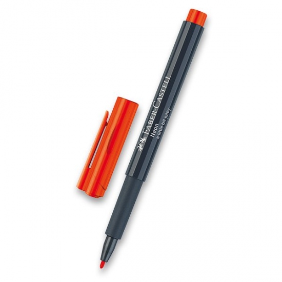 Popisovač neonový oranžová Faber-Castell