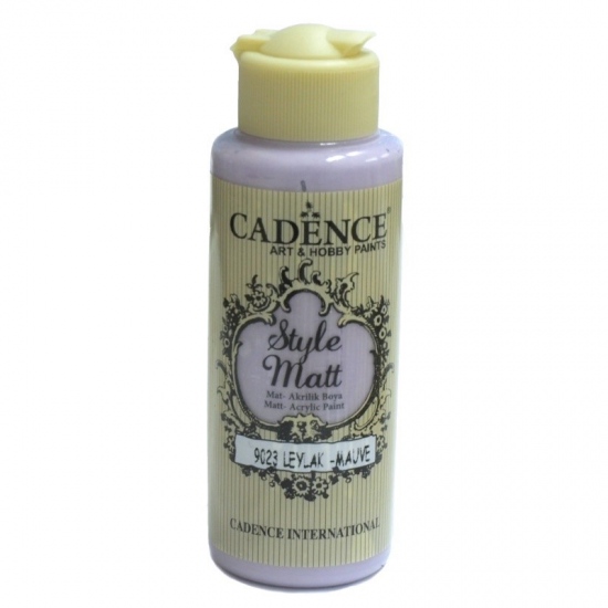 Matná akrylová barva Cadence Style Matt 120ml - mauve fialová pastelová Aladine