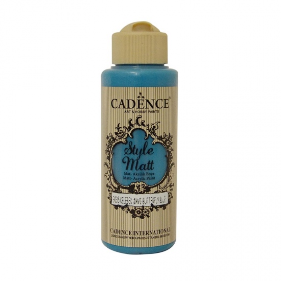 Matná akrylová barva Cadence Style Matt 120ml -butterfly blue modrá motýlí Aladine