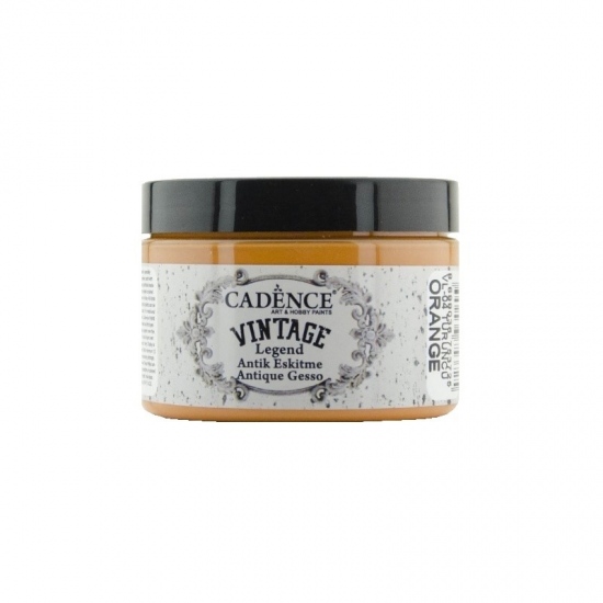 Kamínková barva Cadence Vintage Legend Antique gesso 150ml-orangeoranžová Aladine