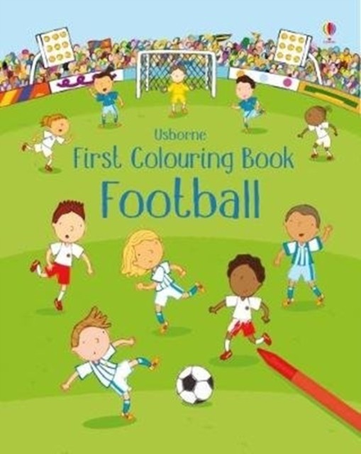 First Colouring Book Football Usborne Publishing