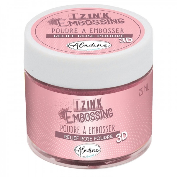 Embosovací prášek Aladine 25 ml - rose poudre pudrová růžová Aladine