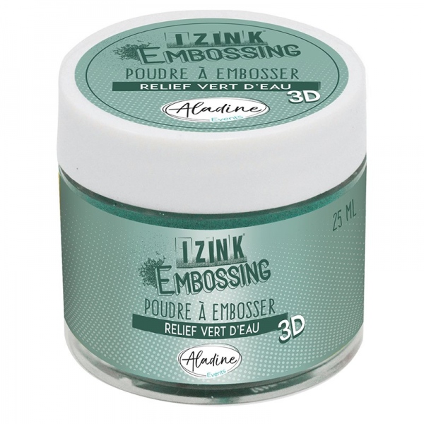 Embosovací prášek Aladine 25 ml - vert d´eau pastelová zelená Aladine