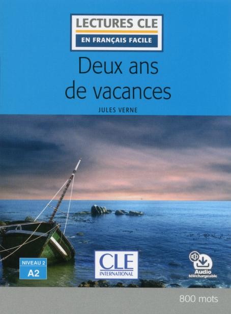 Lectures faciles N2 - Deux ans de vacances - Livre + audio CLE International