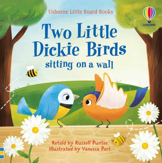 Two little dickie birds sitting on a wall Usborne Publishing