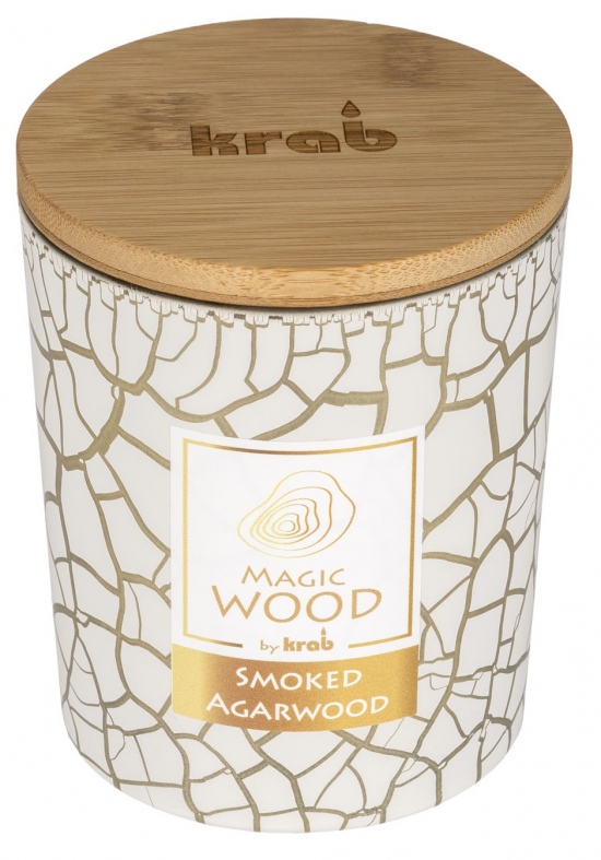 Svíčka Magic Wood s dřevěným knotem - Smoked Agarwood 300g  Anděl Přerov s.r.o.