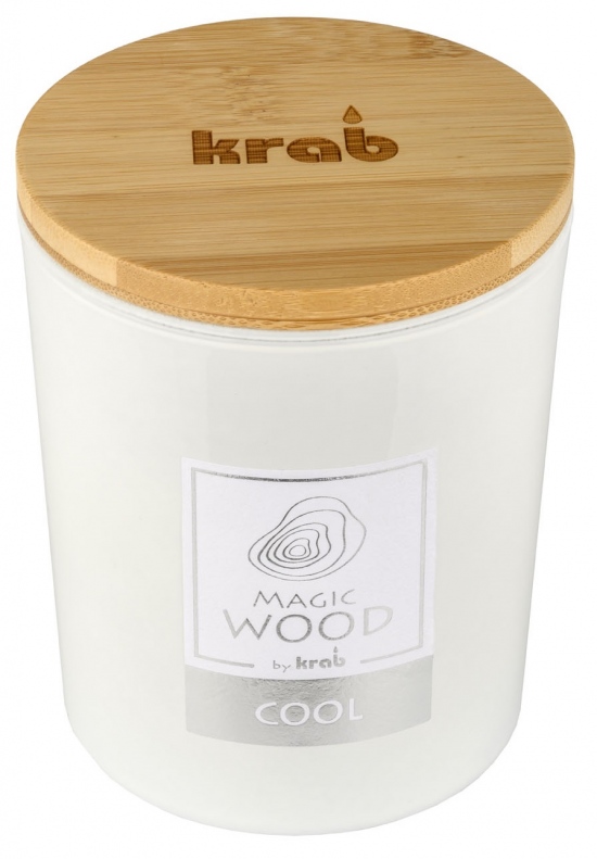 Svíčka Magic Wood s dřevěným knotem - Cool 300g  Anděl Přerov s.r.o.